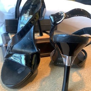 New without tags black Nine West 51/2m heels see pictures